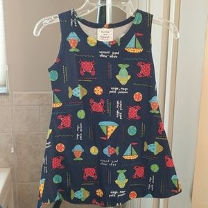 NWT Beachy girls cotton dress by Bubble & Squeak
